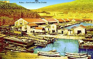 Oran - Les quais et docks. 
